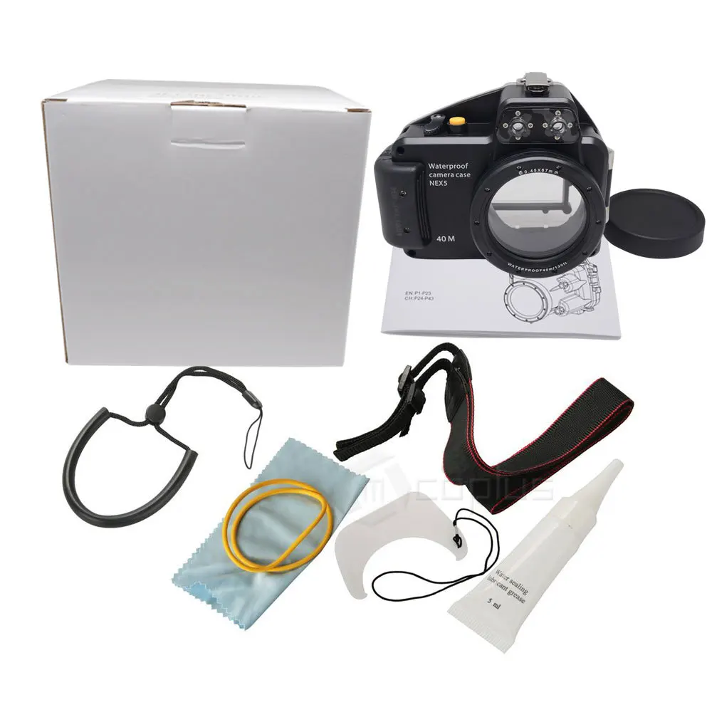 

Waterproof Underwater Housing Camera bag Case for Sony NEX-5 16mm Lens