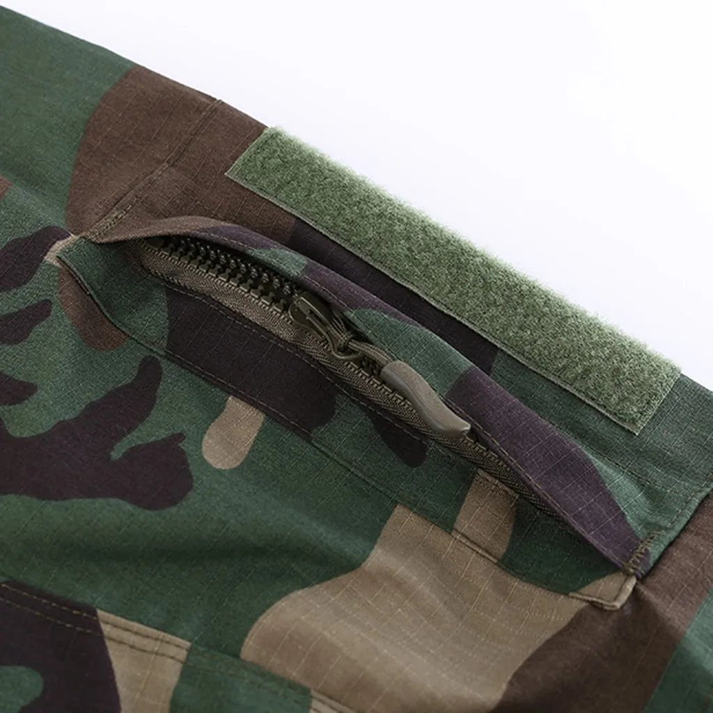 Mens Summer Sports T-Shirt Camouflage Patchwork Breathable Stretch Short Sleeve Patchwork With Arm Cover Sleeves Shirt Top