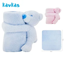 Kavkas младенческой одеяло для новорожденного пеленать накидка банная муслин одеяло бархат удобные Материал безопасности Sleepsack Hug одеяло