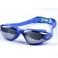 Swimming Goggles Electroplating Anti-fog Men’s And Women’s Flat Hd Waterproof Swimming Goggles Big Box Diving Glasses
