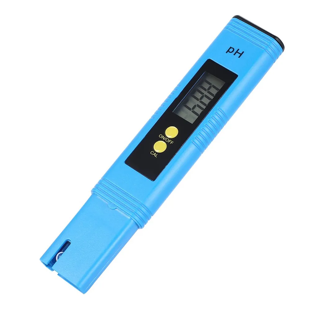 Переносной ЖК-цифровой рН-метр 0-14PH Ручка точность тестера 0,01 для аквариума контроль качества воды аквакультура Гидропоника