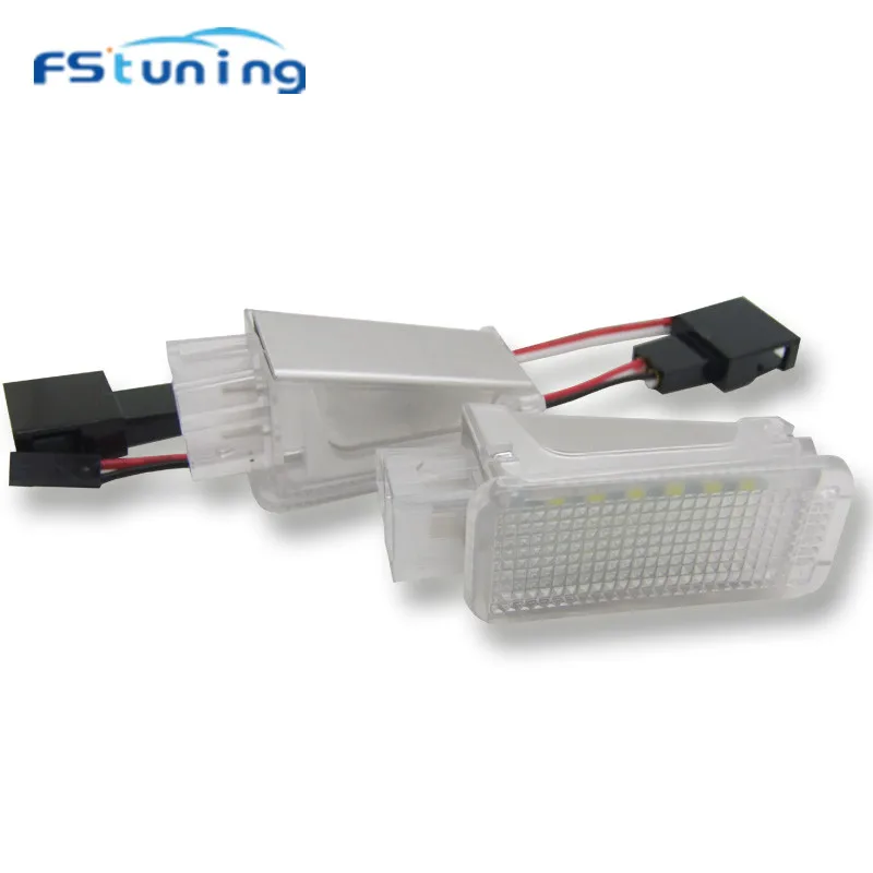 

FStuning 18SMD LED Courtesy lights Error Free for Audi A2 A3 S3 A4 S4/RS4 for VW Phaeton Sharan Glove Box Under Door Foot Light