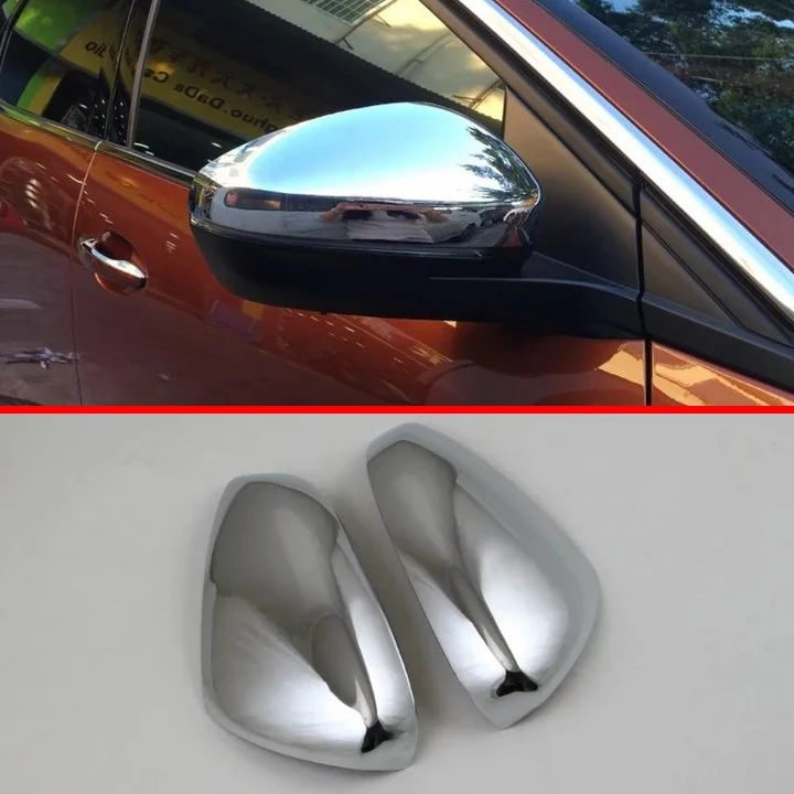 Abs Chrome Side Mirror Cover Trim For Peugeot 3008 2016 2017 Mirror