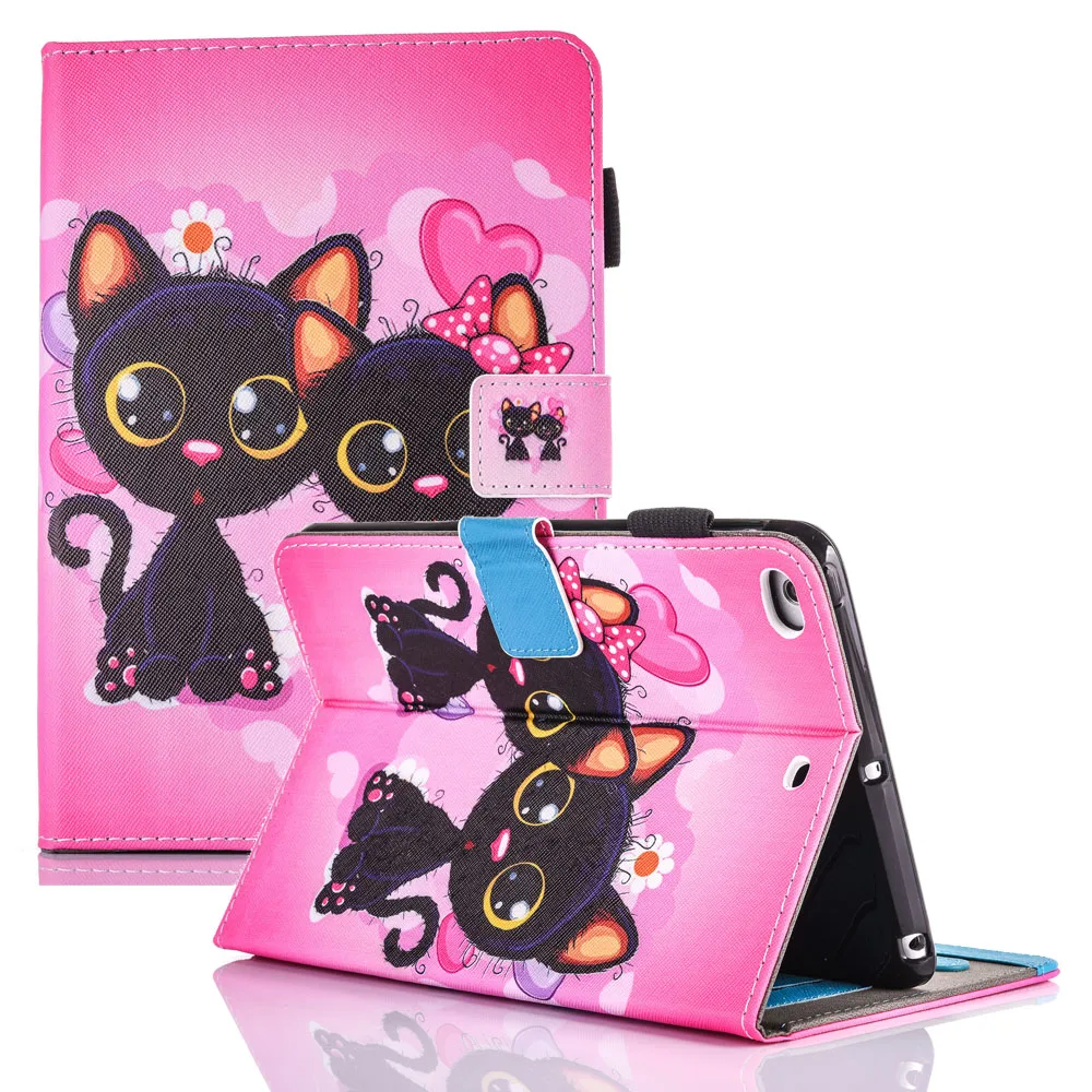Cute Kids Gift Animal Prints Stand Smart Tablet Case Cover For Apple iPad Mini 1 Mini 2