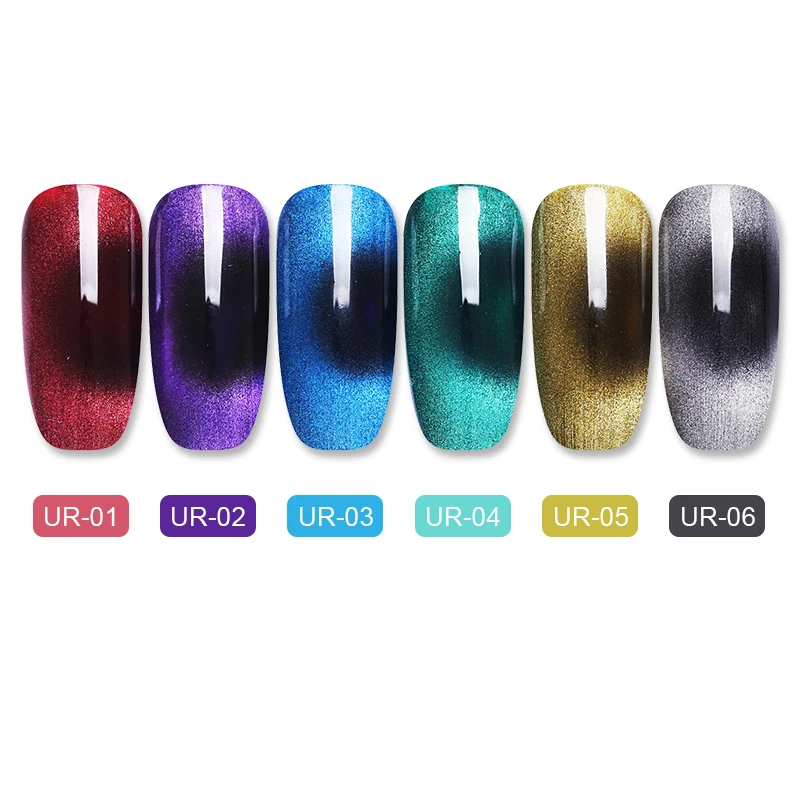 UR SUGAR UV Cat Eyes Gel Lacquer 3D DIY Magnetic Red Colors Gel Cat's Eye Nail Gel Polish Soak Off 7.5ml Nail Gel Lacquer