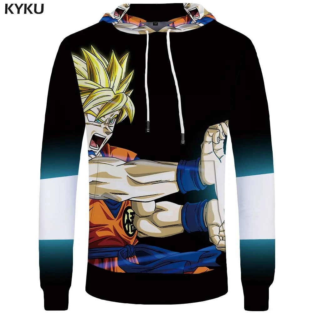 KYKU Dragon Ball Z Hoodies Men Goku Hoodie Anime Mens Clothing 3d Hoodies Pocket Sweatshirtin