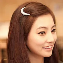 Популярные резинки с месяцем Модные украшения аксессуары для волос высокое качество хрустальные шпильки для волос профессиональная заколка для волос Свадебные доступны