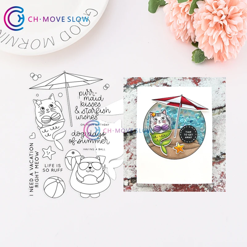 

CH SUMMER CUDDLY CRITTERS Metal Cutting Dies 3D DIY Scrapbooking Carbon Sharp Craft Die Photo Invitation Cards Decoration