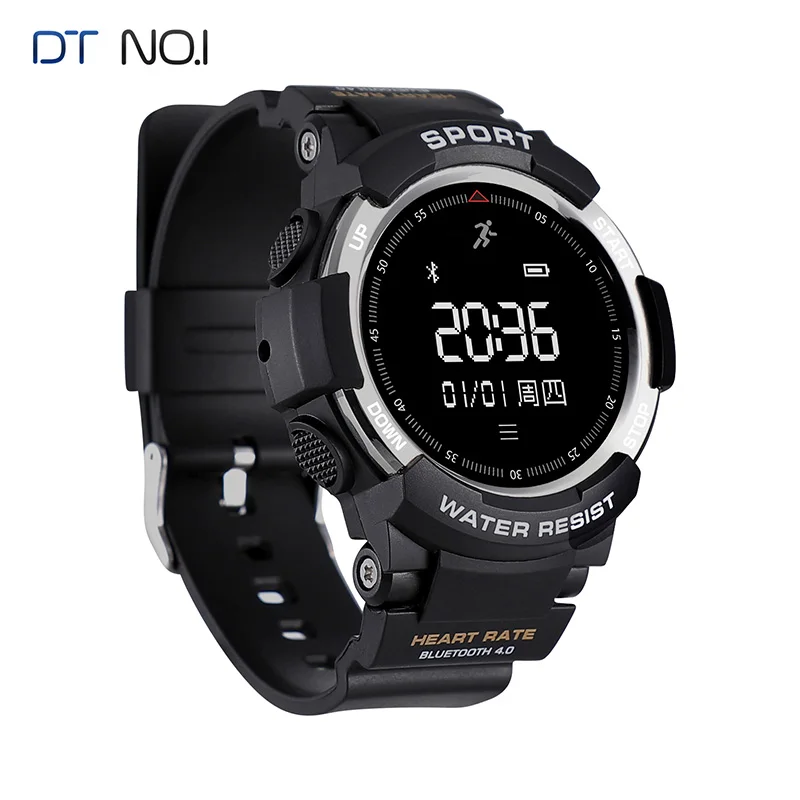 

2018 NO.1 F6 GPS NO.1 F6 GPS Smart Watch IP68 Waterproof Heart rate Sleep Monitor Pedometer Sports tracker Bluetooth Smartwatch