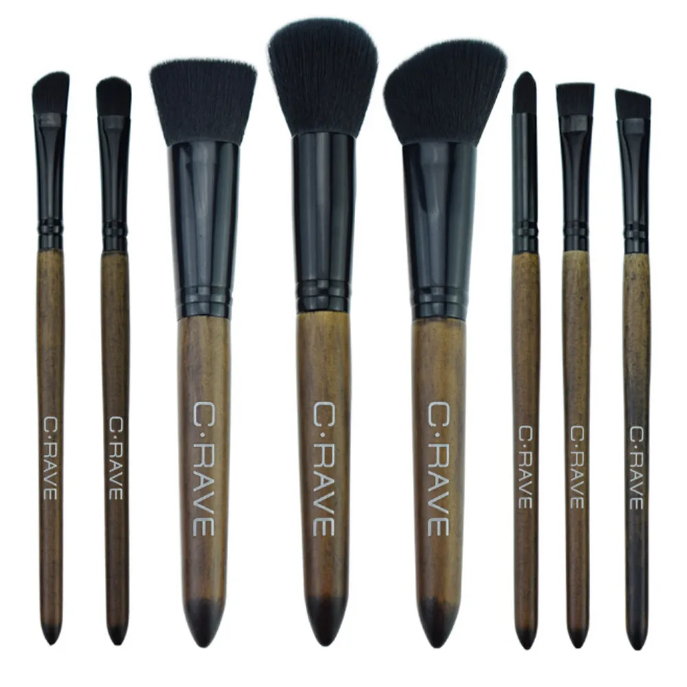 

Makeup Brush Bamboo Handle Suit Eye Shadow Lip Brush Makeup Tool professional makeup brushes powder brush lipstick brushes 2018