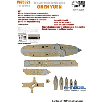 

1/350 in Zhenyuan, the Northern Navy wooden deck (with vanjoin NB5016) Assembly model