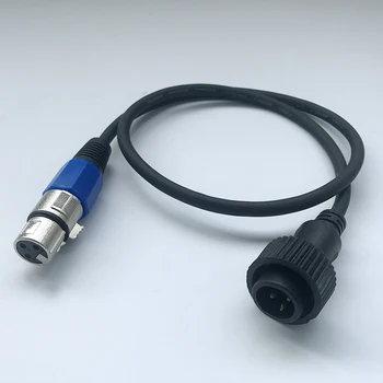 

BECEN 1pcs waterproof dmx cables for waterproof par light led wash light IP65 outdoor use