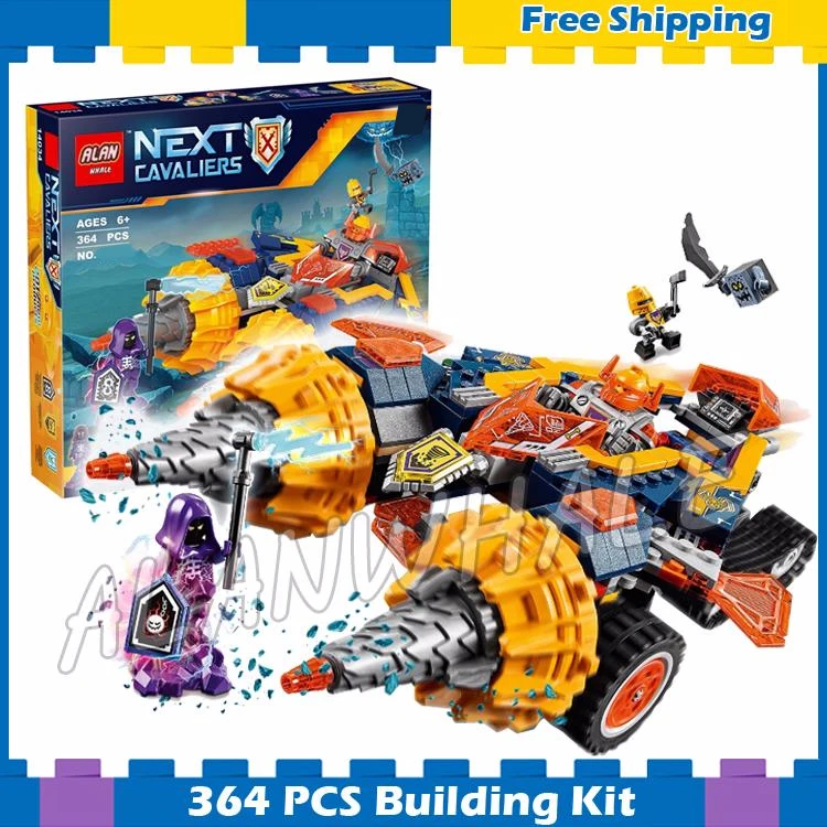

405pcs Knights 3in1 Axl's Rumble Maker Model Building Blocks 10703 Assemble Children Gifts sets Games Nexus Compatible With Lego