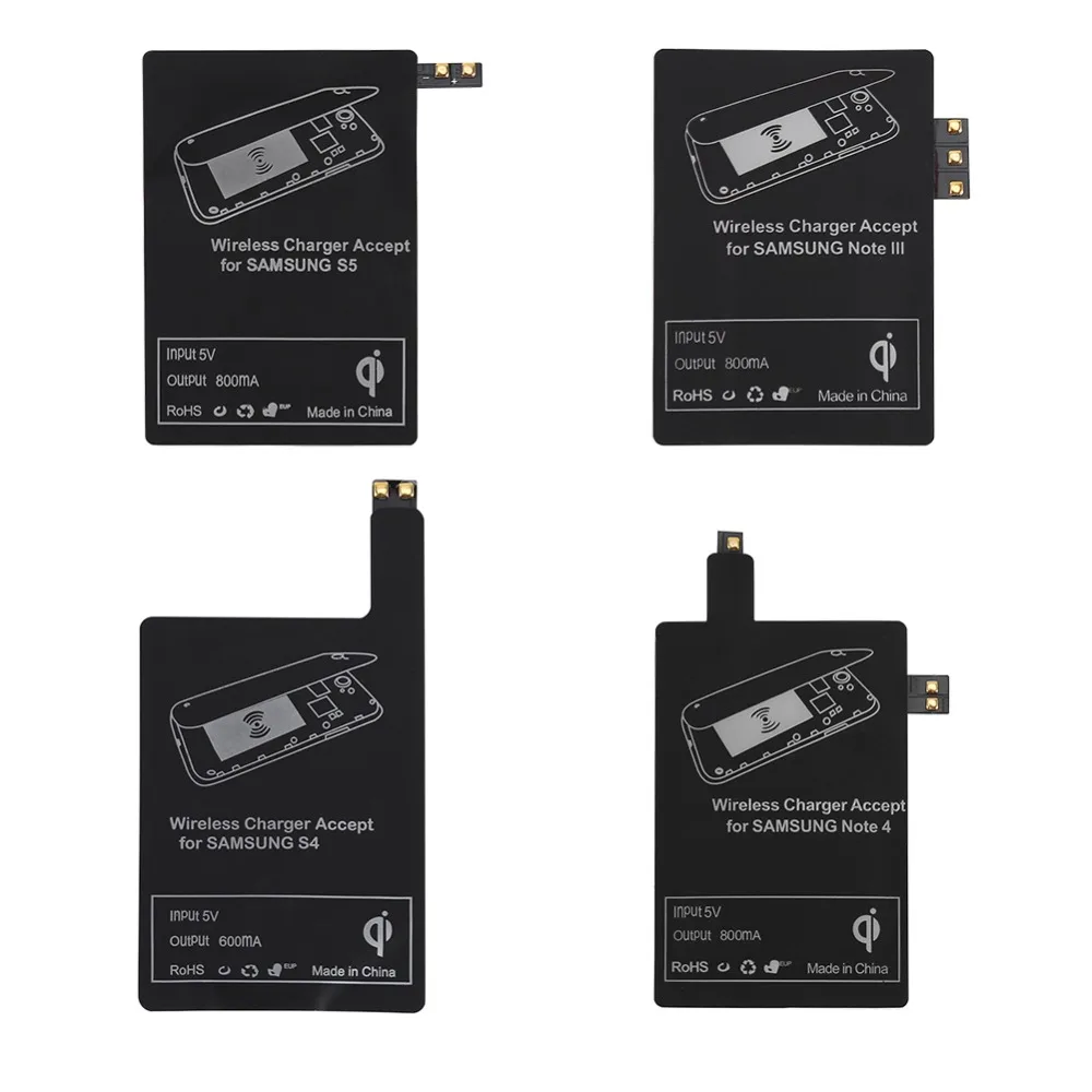 

Qi Wireless Charger Receiver Kit Micro USB and Type-c Charging Sticker Receiver For Samsung Galaxy S3 S4 S5 Note2 Note3 Note 4