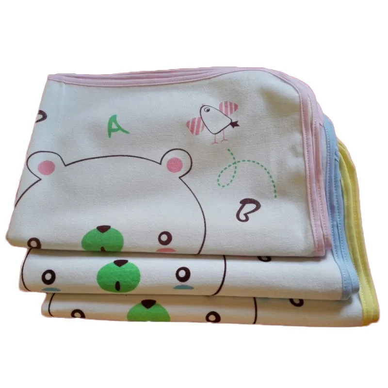 3 Sizes Newborn Baby Changing Pad Urinal Pad For Infant Child Bed Waterproof Cotton Cloth diaper inserts Changing Mat For Crib