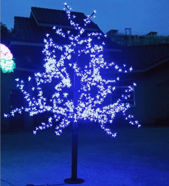 

1.5Meters 576LED bule/white/pink/green/red/yellow christmas indoor cherry blossom christmas tree lights Europ free shipping