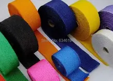 Color heat resistant automobile motorcycle exhaust fire prevention cloth fire prevention wrap