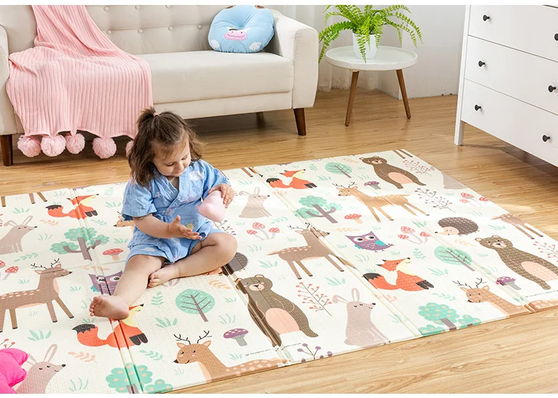 Esteira do Jogo do Bebê Infantil das Crianças do Quarto Quarto do Bebê Infantil Brilhante Xpe Enigma Mat Espessamento Tapete do Bebê Mat Bebê Engatinhando Pad Dobrável Tapete 33 baby carpet
