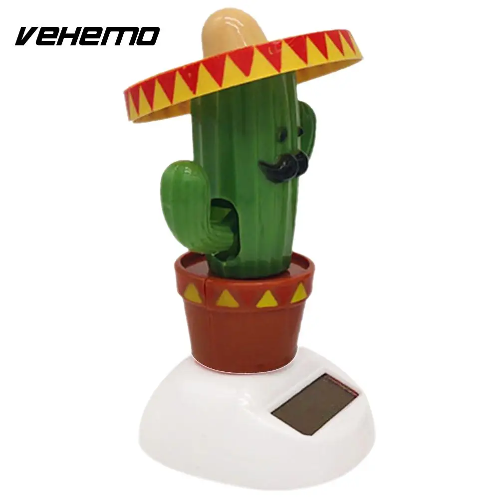 Vehemo ABS солнечная игрушка, не скользящая, автомобильное солнечное украшение, несколько автомобильных украшений, не электрическое украшение