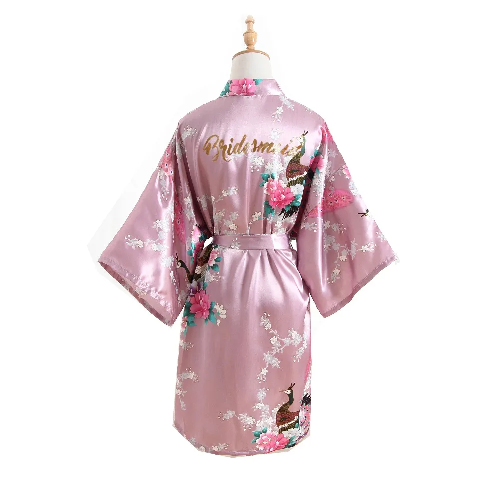 

Bridesmaid Robes Sleepwear Robe Wedding Bride Bridesmaid Robes Floral Sexy Robe Female Nightwear Bathrobe Nightdress Nightgown