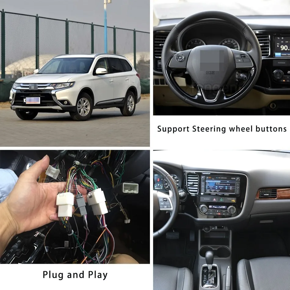 Best for Mitsubishi Outlander 2014 2015 2016 2017 Car Android Unit GPS Glonass Navi Radio Auto Stereo Multimedia Player TPMS EQ DAB+ 1