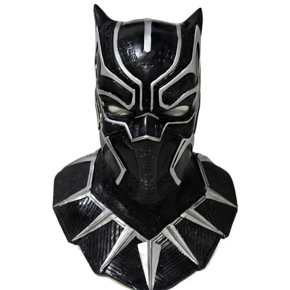 Black Panther Masks Hero Savior Movie Costumes Full Over the Head Latex