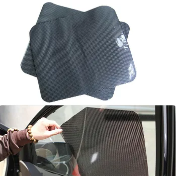 

38cm x 42cm 2PCS Car Auto Accessories Curtain Windshield PVC Sticker Sun shade UV Protection Car Side Window Film
