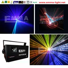 DMX Stage Laser Projector Strobe Lighting Stroboscope Luzes Para Festa Mini DJ Disco Party Light RGB Laser Stage Lights US Plug