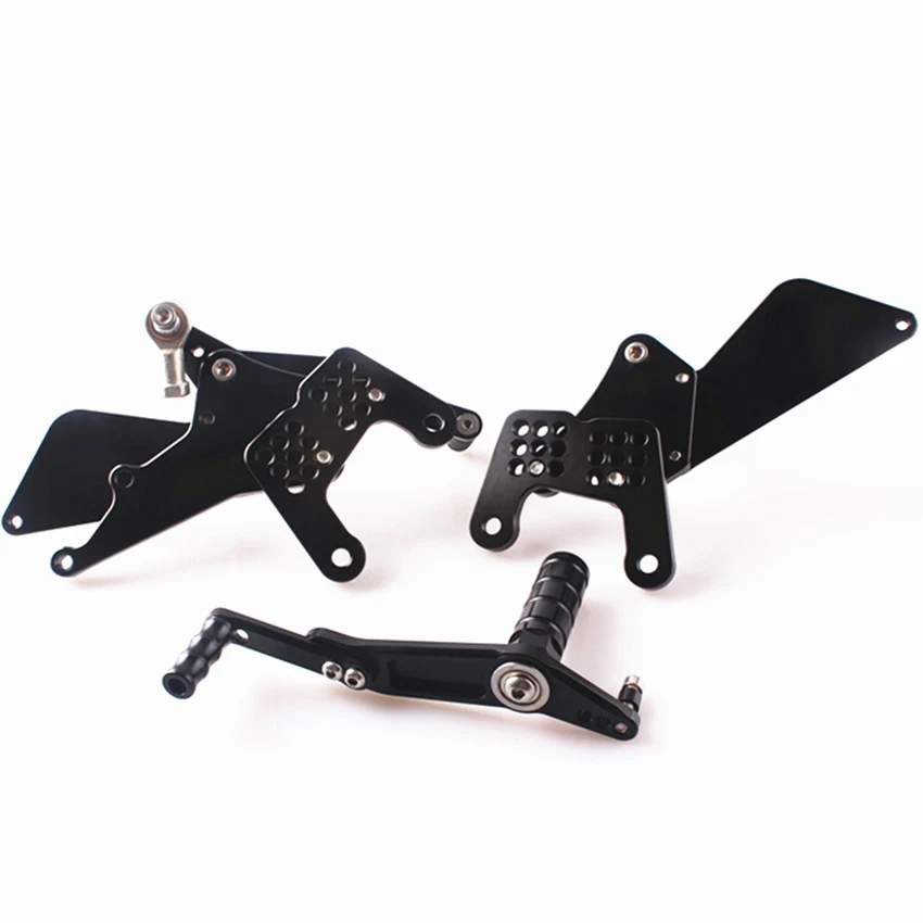 Регулируемые Задние подножки для Yamaha YZF R1 2009-2011 2010 Черный CNC мотоцикл алюминий
