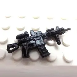 HK416 тактика оригинальные блоки Развивающие игрушки Swat Полиция Военная Книги об оружии пистолет Модель City аксессуары мини цифры