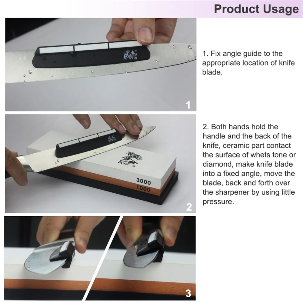GRINDER Best Selling Whetstone Knife Sharpening Angle Guide  Knife Sharpener Angle Guide Whetstone For Home 5