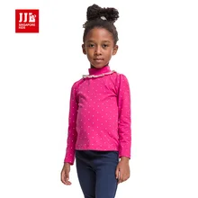 girls t shirt long sleeve turtleneck kids shirts girls bottomming shirt girls’ t shirts winter lace collar polka dot pattern