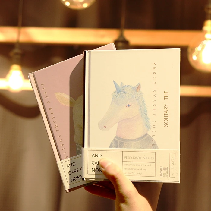 

The Solitary" Hard Cover Any Year Study Diary Cute Journal Beautiful Notebook Lined Blank Papers Memo