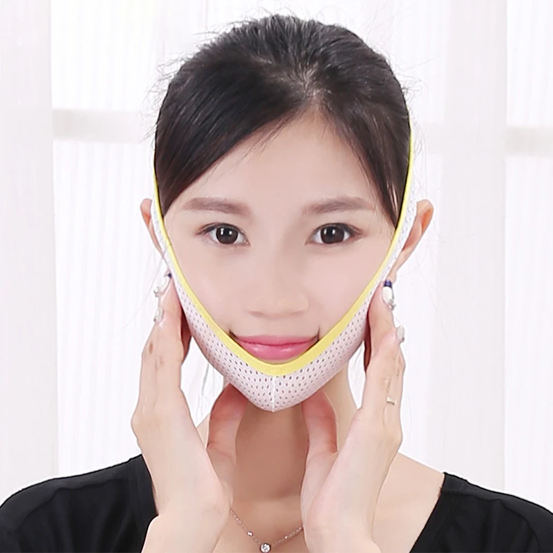 

Face Slim V-Line Lift Up Mask Cheek Chin Neck Slimming Thin Belt Strap Beauty Delicate Facial Thin Face Mask Slimming Bandage