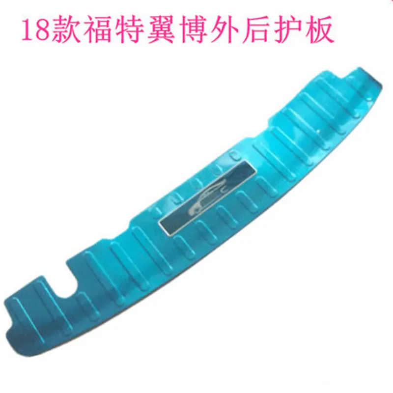 

Car accessories Car Rear Bumper Protector Sill Trunk Tread Plate Trim for Ford Ecosport 2018 Car styling