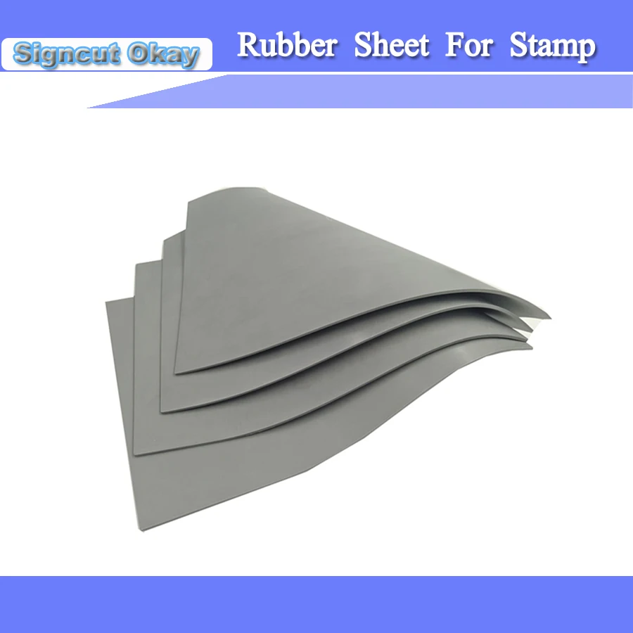 Free Shipping Rubber Sheet Laser rubber stamp 297*210*2.3 mm with co2