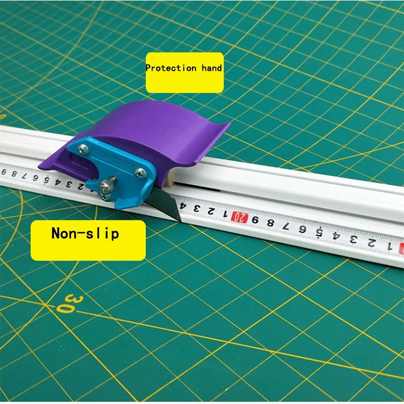 Для пенокартон ПВХ доска ручная режущая линейка алюминиевый сплав противоскользящая резка позиционирование линейка режущий инструмент DIY ремонт ручной инструмент