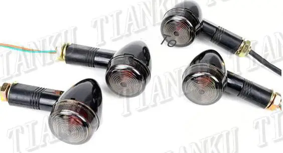 Передние и задние Сигналы поворота Bullet для Honda Shadow Spirit Saber Aero ACE Steed VLX 400 600 1100 DLX VTX1300