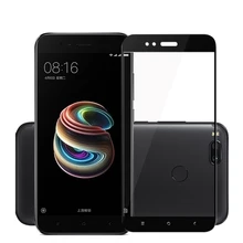 2 Pçs/lote Cobertura Completa de Protetores de Tela Para Xiaomi Mi 5X 5X 5X Completa Cobertura Película Protetora de Vidro Temperado Para Xiaomi