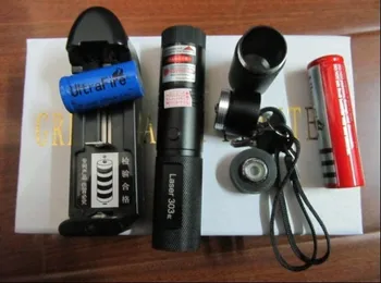 

HOT! Powerful 200000m 200w 532nm green laser pointer flashlight Camping Signal Lamp lazer Burning match burn cigarettes+gift