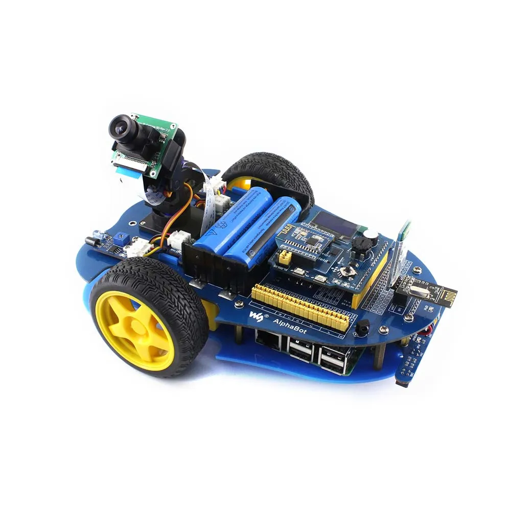 AlphaBot-Pi Acce Pack Raspberry Pi Robot Kit(no Pi) AlphaBot+ комплект модуля камеры для Raspberry Pi 3B 2B B+ US/EU plug