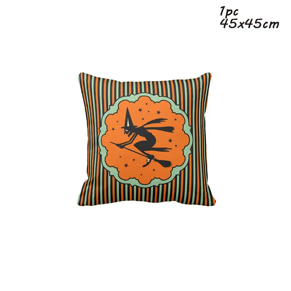 LAPHIL Halloween Party Scary Pumpkin Witch Pillowcase Happy Halloween Decorations for Home 2019 Merry Christmas Party Supplies