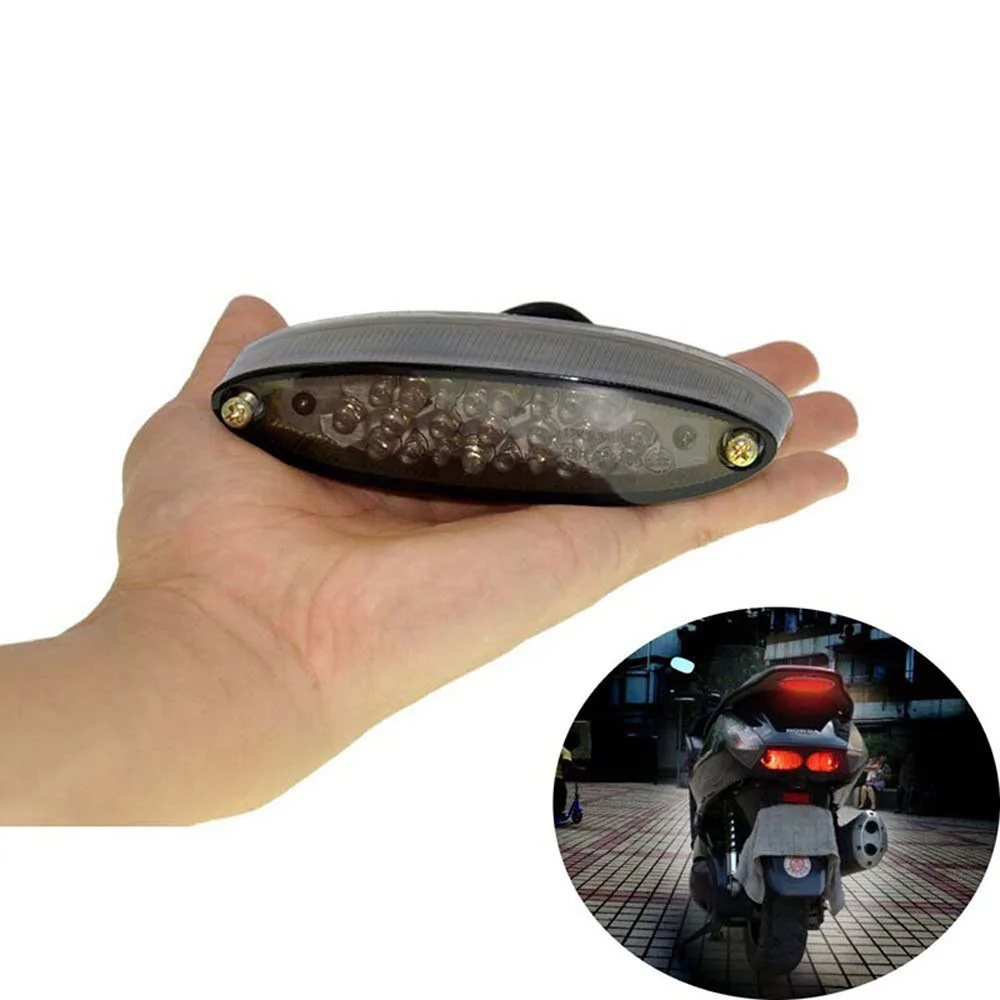 

1 Pcs 28 LED 12V 3W Motorcycle Led Lights Bike Ph Rear Tail Stop Brake Light Number Plate Light Lighting