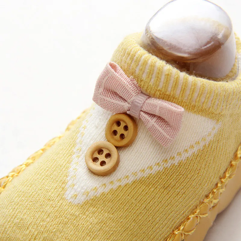 Детские носки для новорожденных, детские носки для малышей, обувь для малышей, Нескользящие дышащие носки-тапочки для детей 0-12 месяцев, GXY052