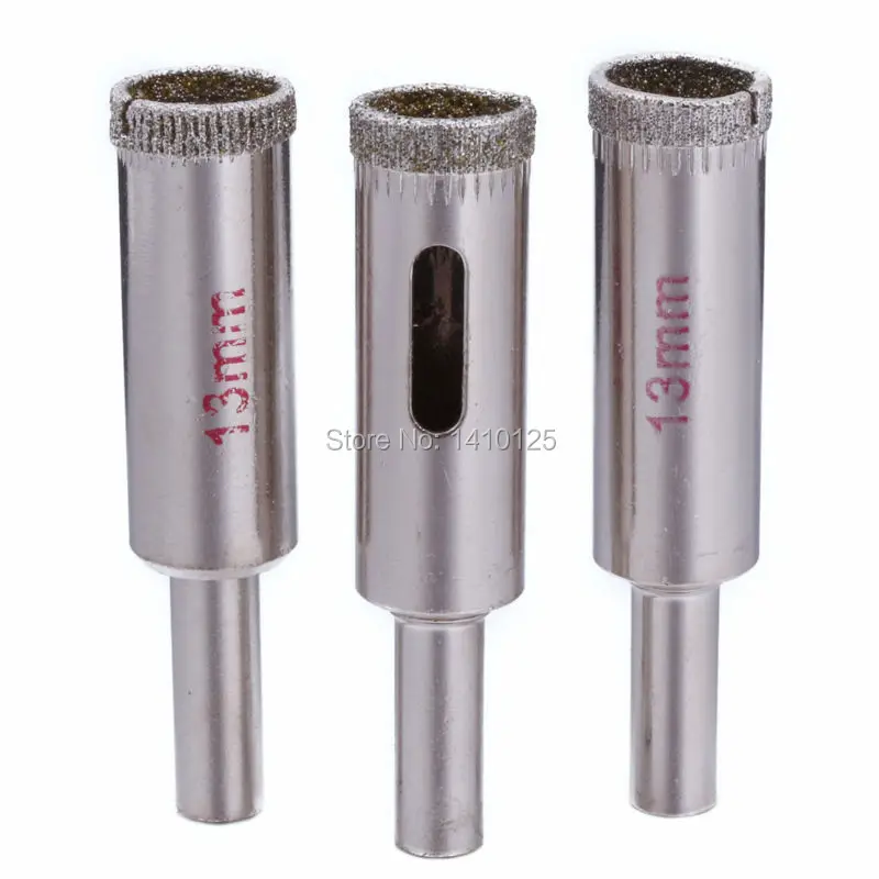 2 PACK Diamond Tipped Hole Saw Drill Bits for Ceramic Tile Marble 6mm