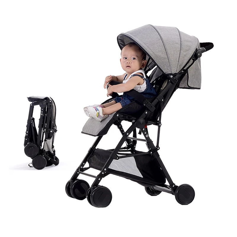 

Newborn Protable Lightweight Baby Stroller High-view Baby Umbrella Trolley Easyfolding Cart Baby Carriage 0-4years Old