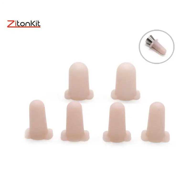 7pcs/set Cake Icing Bag Stand Cream Bags Decorating Pastry Holder Silicone Piping Tip Cover Fondant Nozzle Tools DIY Baking