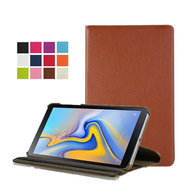 Складной чехол с флип-стойкой для samsung Galaxy Tab A 10,5 дюймовый планшетный SM-T590(Wi-Fi)/SM-T595(LTE) с автоматическим выключением/пробуждением - Цвет: Brown