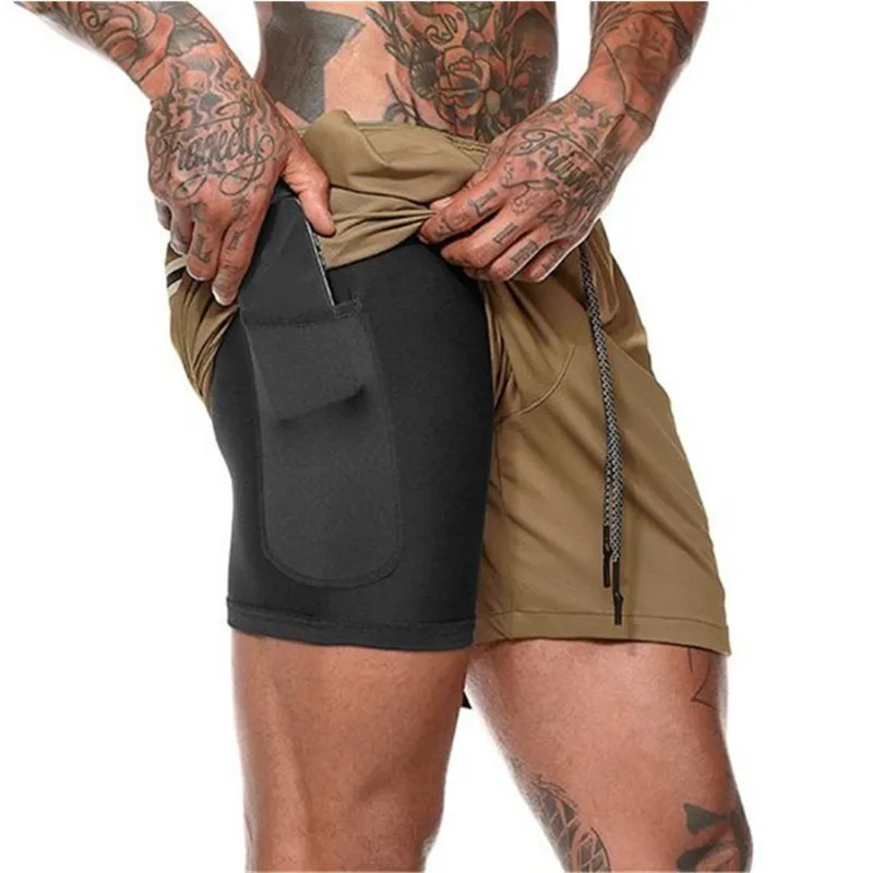 Men Summer Fitness Bodybuilding Breathable Quick-drying men Shorts Casual Joggers Double-Deck Multi-pocket Shorts Size m-4xl Men Summer Fitness Bodybuilding Breathable Quick-drying men Shorts Casual Joggers Double-Deck Multi-pocket Shorts Size m-4xl