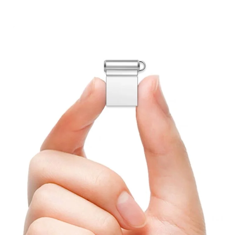Silver Usb Flash Drive 32gb Super Mini Metal Pen Drive 16gb Usb 2.0 High Speed Pendrive 128gb 64gb 8gb Usb Stick 4gb Memoria Usb (1)